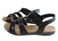 Usaflex Ventura Womens Comfy Cushioned Leather Sandals Made In Brazil