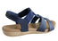 Usaflex Ventura Womens Comfy Cushioned Leather Sandals Made In Brazil