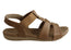 Usaflex Ventura Womens Comfy Cushioned Leather Sandals Made In Brazil