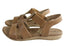 Usaflex Ventura Womens Comfy Cushioned Leather Sandals Made In Brazil