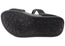 Skechers Womens Arch Fit Retrogrades Glittery Slide Sandals