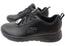 Skechers Womens Leather Marsing Gmina Slip Resistant Work Shoes