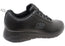 Skechers Womens Leather Marsing Gmina Slip Resistant Work Shoes