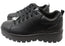 Skechers Womens Leather Street Cleat Slip Resistant Work Shoes