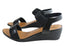 Usaflex Boca Womens Comfortable Wedge Sandals Made In Brazil