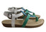 Andacco Botany Womens Comfortable Leather Sandals Made In Brazil