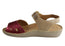 Comfortshoeco Meredith Womens Cushioned Comfortable Leather Sandals