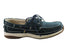 Slatters Shackle Mens Comfortable Leather Boat Shoes