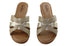 Usaflex Erin Womens Comfort Leather Slides Sandals Made In Brazil