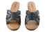Usaflex Erin Womens Comfort Leather Slides Sandals Made In Brazil