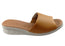 Usaflex Sunrise Womens Comfort Leather Slides  Made In Brazil