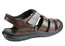 Savelli Kain Mens Leather Comfortable Cushioned Sandals Made In Brazil