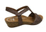 Scholl Orthaheel Julie Womens Comfort Supportive Wedge Leather Sandals