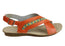 Andacco Veronique Womens Comfort Flat Leather Sandals Made In Brazil