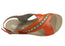 Andacco Veronique Womens Comfort Flat Leather Sandals Made In Brazil