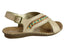 Andacco Veronique Womens Comfort Flat Leather Sandals Made In Brazil