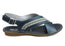 Andacco Veronique Womens Comfort Flat Leather Sandals Made In Brazil