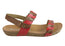 Andacco Vicuna Womens Comfortable Leather Flat Sandals Made In Brazil