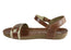 Andacco Corrie Womens Comfortable Leather Flat Sandals Made In Brazil