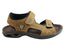 Pegada Thompson Mens Leather Comfort Cushioned Sandals Made In Brazil