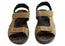 Pegada Thompson Mens Leather Comfort Cushioned Sandals Made In Brazil