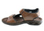 Pegada Thompson Mens Leather Comfort Cushioned Sandals Made In Brazil