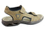 Pegada Thompson Mens Leather Comfort Cushioned Sandals Made In Brazil