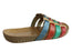 Andacco Sorrento Womens Comfort Leather Slide Sandals Made In Brazil