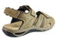 Pegada Jarrod Mens Leather Comfort Cushioned Sandals Made In Brazil