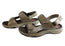 Pegada Jeff Mens Leather Comfortable Cushioned Sandals Made In Brazil