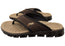 Pegada Blake Mens Comfortable Thongs Sandals Made In Brazil