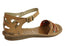 Andacco Seattle Womens Comfortable Flat Leather Sandals Made In Brazil