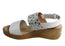 Lola Canales Ava Womens Comfort Leather Wedge Sandals Made In Spain