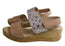 Lola Canales Ava Womens Comfort Leather Wedge Sandals Made In Spain