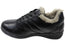 Caprice Moment Womens Extra Wide Comfort Leather Lace Up Shoes