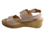 Lola Canales Belinda Womens Comfy Leather Wedge Sandals Made In Spain