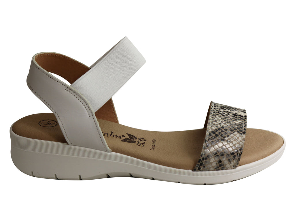 Meadow elastic sale and leather sandal