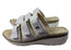 Pegada Treat Womens Comfort Leather Slides Sandals Made In Brazil