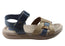 Pegada Vive Womens Comfortable Leather Sandals Made In Brazil