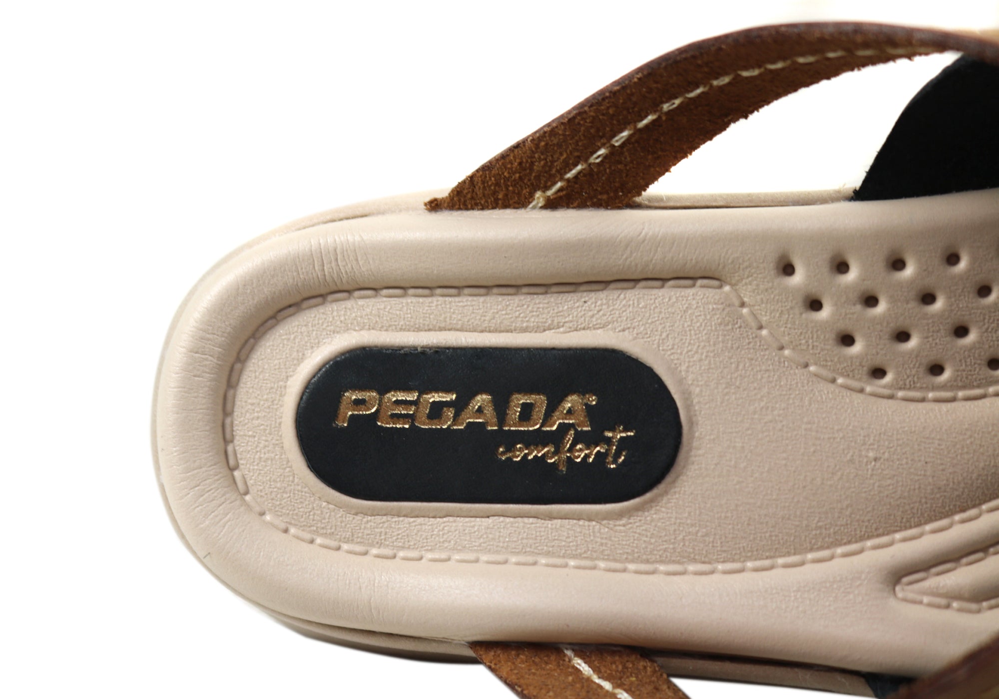 Pegada Vogi Womens Comfort Leather Thongs Sandals Made In Brazil