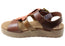 Pegada Atlas Womens Comfortable Leather Sandals Made In Brazil