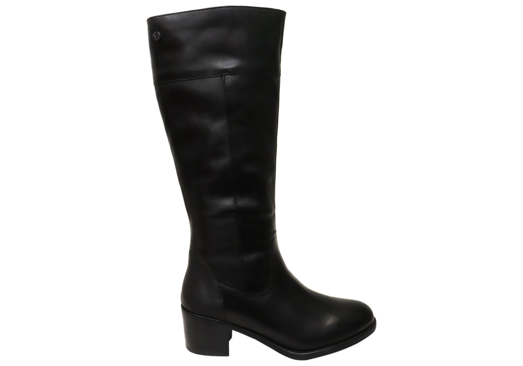 Wide fitting knee 2024 high boots ladies