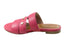 Usaflex Skyler Womens Comfort Leather Slides Sandals Made In Brazil
