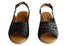 Orizonte Salry Womens European Leather Comfortable Mid Heel Sandals