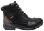 Pikolinos Mens York M2M-8170 Comfortable Leather Lace Up Boots