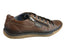 Pegada Randy Mens Leather Lace Up Comfort Casual Shoes Made In Brazil