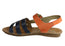 Andacco Aprili Womens Comfortable Flat Leather Sandals Made In Brazil