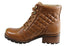 Pegada Suburban Womens Comfort Leather Ankle Boots Made In Brazil