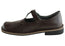 Harrison Indiana II T-Bar Junior Girls Leather School Shoes