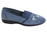 Grosby Sasha Womens Comfortable Indoor Slippers